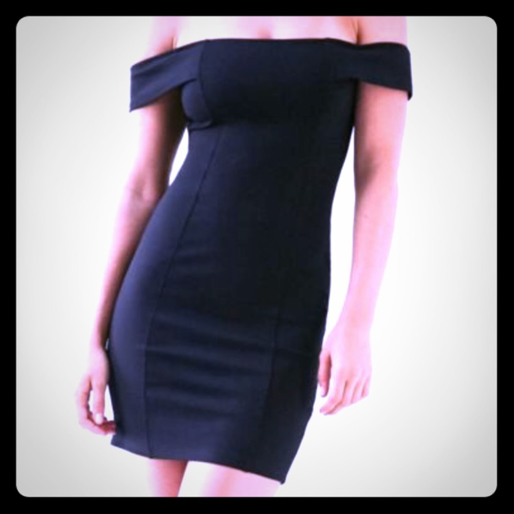 Silence + noise off the shoulder dress